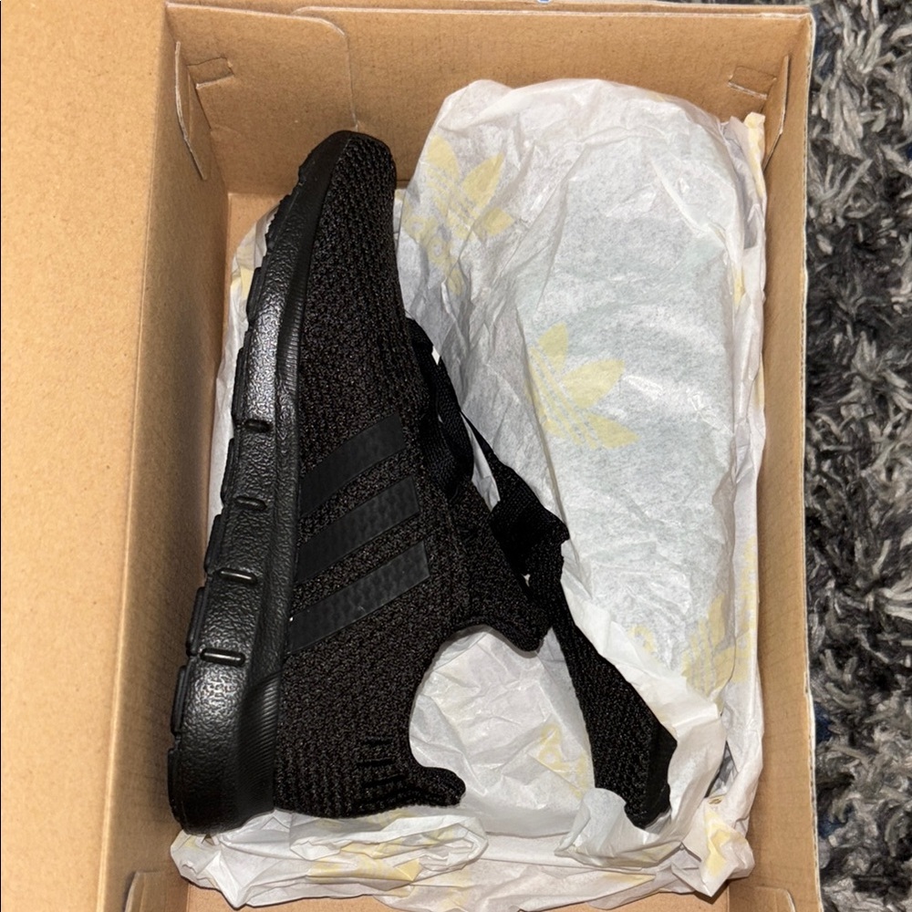 Adidas Black Sneakers Monochrome Design